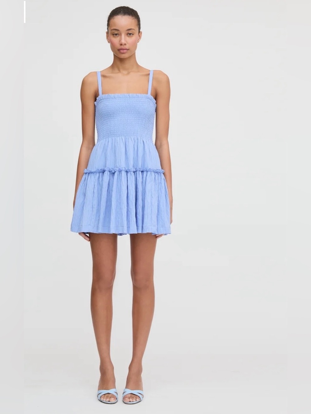 Hill House - The Seraphina Mini Nap Dress in Bluebird